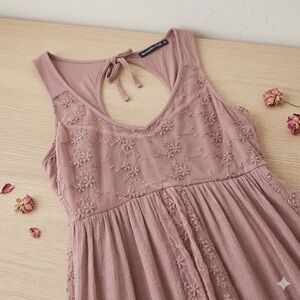 Abercrombie & Fitch Boho Embroidered Lace Mini Dress M